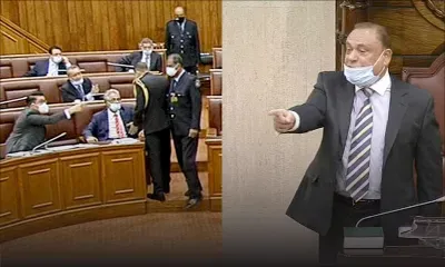 PNQ : expulsé, Boolell refuse de quitter l'hémicycle malgré l'intervention du sergeant at arms 