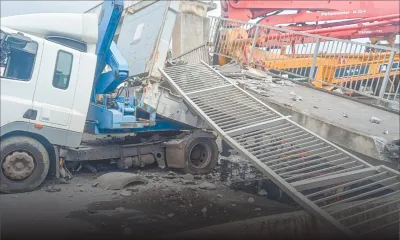 Passerelle de Roche-Bois en béton armé : la structure a été érigée selon les normes établies