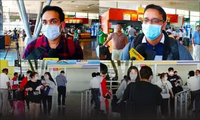 [En images] : L’arrivée des passagers du dernier vol de Shanghai à Maurice : témoignages d'un étudiant et d'un père de famille  