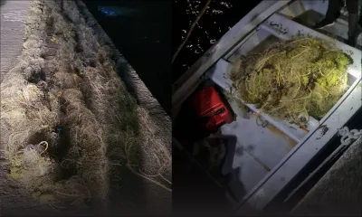 Pêche illégale : 90 mètres de filets de pêche saisis 