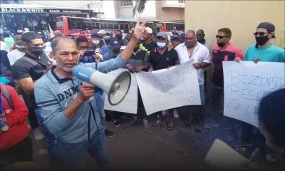 Port-Louis : manif des pêcheurs 