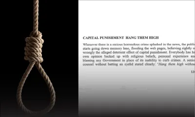 Faut-il rétablir la peine de mort ? : découvrez  les recommandations de la Commission d'enquête