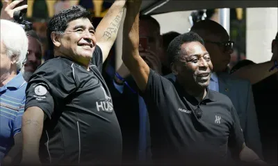 Pelé sur Maradona : «J'espère qu'un jour nous pourrons jouer ensemble au ciel»