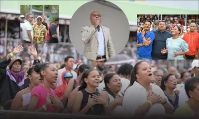 En images : concert spirituel du père Grégoire, des politiciens présents