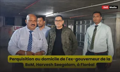 Perquisition au domicile de l'ex-gouverneur de la BoM, Harvesh Seegolam, à Floréal