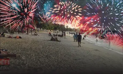 Nouvel An : pas de pétards et de feux d’artifice sur les plages  