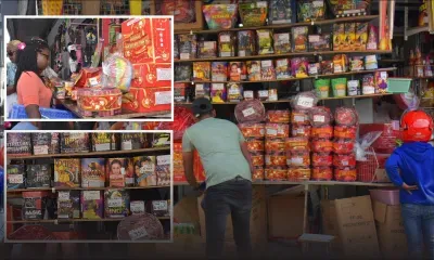 [En images] Pétards et feux d'artifice font leur apparition après la levée de l'alerte cyclonique