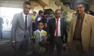 Au Champ-de-Mars : le petit Romesh comblé de joie et de cadeaux