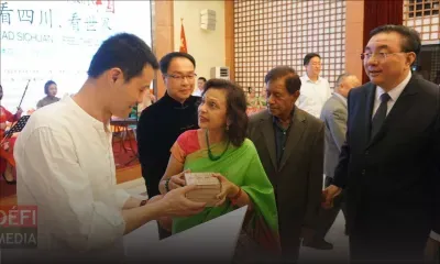 Campagne de séduction de la ville chinoise de Sichuan à Maurice