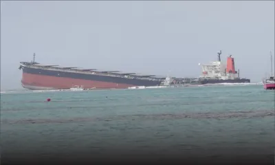 Wakashio : «Preske tou delwil inn fini pompe depi bann tanks», dit le PM