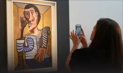 Endommagé, un autoportrait de Picasso estimé à 70 millions de dollars retiré de la vente 