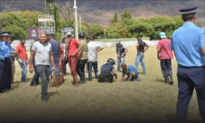 Barres de fer et «pièges » sur la piste du Champ de Mars : un suspect arrêté