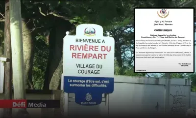 No 7 : le «Writ» émis, Nomination Day le 17 août, l'élection partielle fixée au 13 novembre