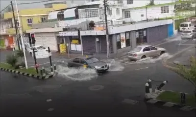 [Images] Fortes pluies orageuses : les régions de Port-Louis et Quatre-Bornes touchées 