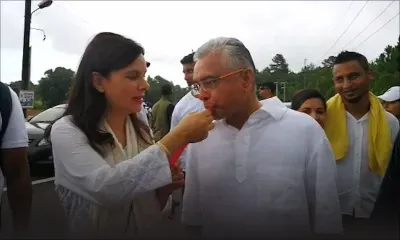 Pravind et Kobita Jugnauth : pause «pixidou» pour se rafraîchir