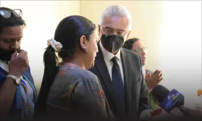 Policière tuée lors d’une opération de l’Adsu : Pravind Jugnauth, rend visite à la famille de la victime à Vieux-Grand-Port