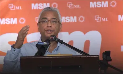 L'Alliance Morisien (MSM-ML) lance sa campagne à Sainte-Croix : suivez l'intervention de Pravind Jugnauth