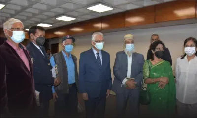 Pravind Jugnauth : «Une bonne partie des personnes âgées s'est adaptée et chapeau à leurs disciplines»