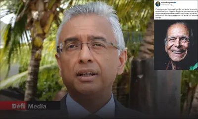 Décès de Serge Lebrasse : le PM parle d’un artiste qui a su «chanter la beauté de notre île arc-en-ciel»