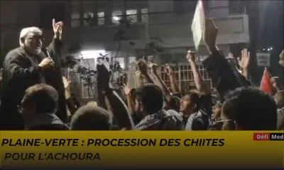 Plaine-Verte : procession des chiites pour l'Achoura