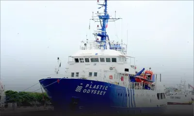 Lutte contre la pollution plastique : le navire-laboratoire Plastic Odyssey sensibilise Maurice jusqu’au 26 avril