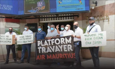 La Platform Travayer Air Mauritius réunit des employés de MK et de Airmate à Plaisance ce mercredi 