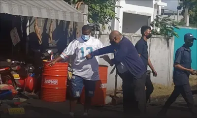 Allégation de torture :  Christopher Pierre-Louis participe à un exercice de reconstitution des faits