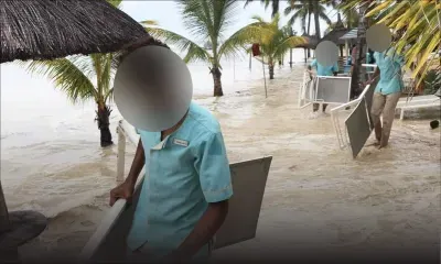 Gelena : des vagues déferlantes occasionnent une montée des eaux sur des plages du Nord 