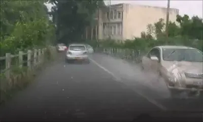 Déluge de pluies violentes à Ebène et Rose-Hill