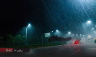 Avis de fortes pluies : deux routes fermées à la circulation