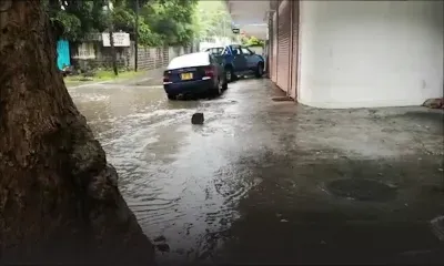 Rue Sir Virgil Naz, à Rose-Hill sous les eaux usées…