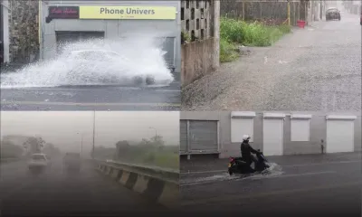 Port-Louis : Attention aux trombes d’eau près du bâtiment Air Mauritius !