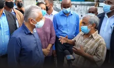 Intempéries : « site visit » du Premier ministre à Vallée-des-Prêtres