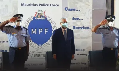 Covid-19 : Pravind Jugnauth rencontre les «frontliners» de la force policière