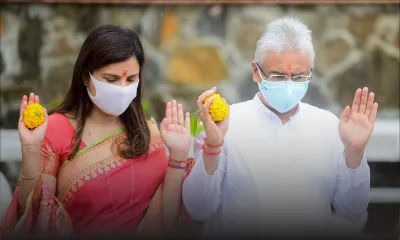 Maha Shivratri 2022 : le couple Jugnauth au Ganga Talao