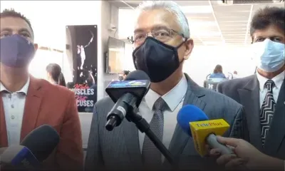 Inauguration d’un Fitness Centre au Sicom Building : déclaration de Pravind Jugnauth