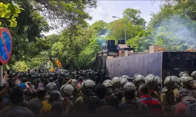 Sri Lanka: des manifestants pénètrent dans les bureaux du Premier ministre