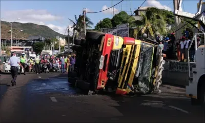 Accident à Camp-Chapelon : les freins ont lâché, le chauffeur du poids lourd renversé montrait des signes de détresse