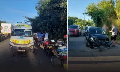 Solferino : collision entre une voiture et une moto