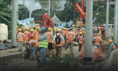 Quatre-Bornes : Ni masque ni gestes barrières sur le chantier du Metro Express