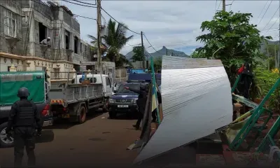 Richelieu : des commandos démolissent  une structure utilisée pour la vente de drogue