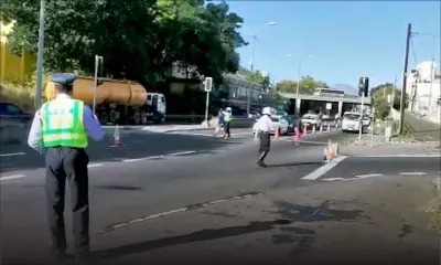 Entrée de Port-Louis: La circulation ralentie par le contrôle routier