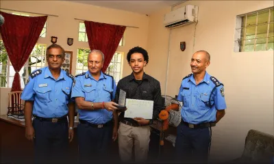 HSC Cuvée 2023 : le COP de Rodrigues reçoit le lauréat David Manan