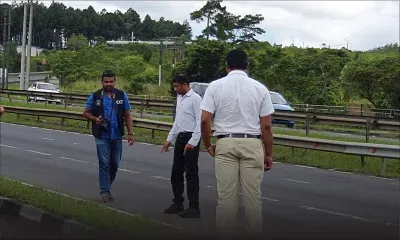 Accident à Wooton : le policier Domun participe à une reconstitution des faits 