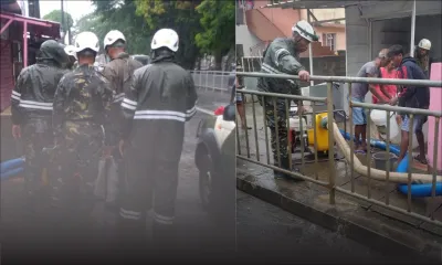 Avis de fortes pluies : sept interventions effectuées par les pompiers à la mi-journée