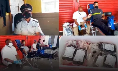 Don de sang à la caserne des pompiers de Forest-Side 