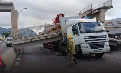 Effondrement de la passerelle à Roche-Bois après une collision : est-ce un accident ou un acte criminel ?, se demande Bobby Hurreeram