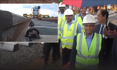 Le PM lors de la pose du premier rail du Metro Express : « Le plus grand défi est de gérer le trafic »