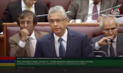  Pravind Jugnauth : «Les travaux d’extension de la piste d’atterrissage de l’aéroport de Plaine-Corail sont trop onéreux»