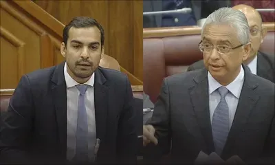 Pravind Jugnauth à Adrien Duval : «Anytime I can face you, even outside if you want…Even here, yes anytime…»